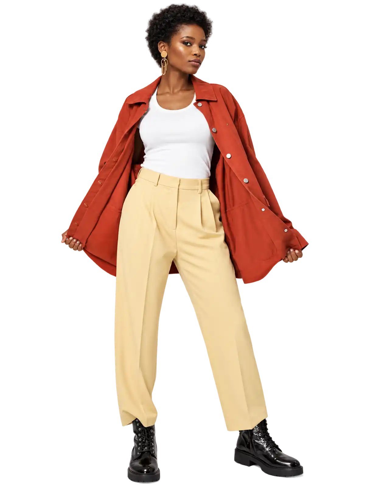 Rust Layered City Outfit