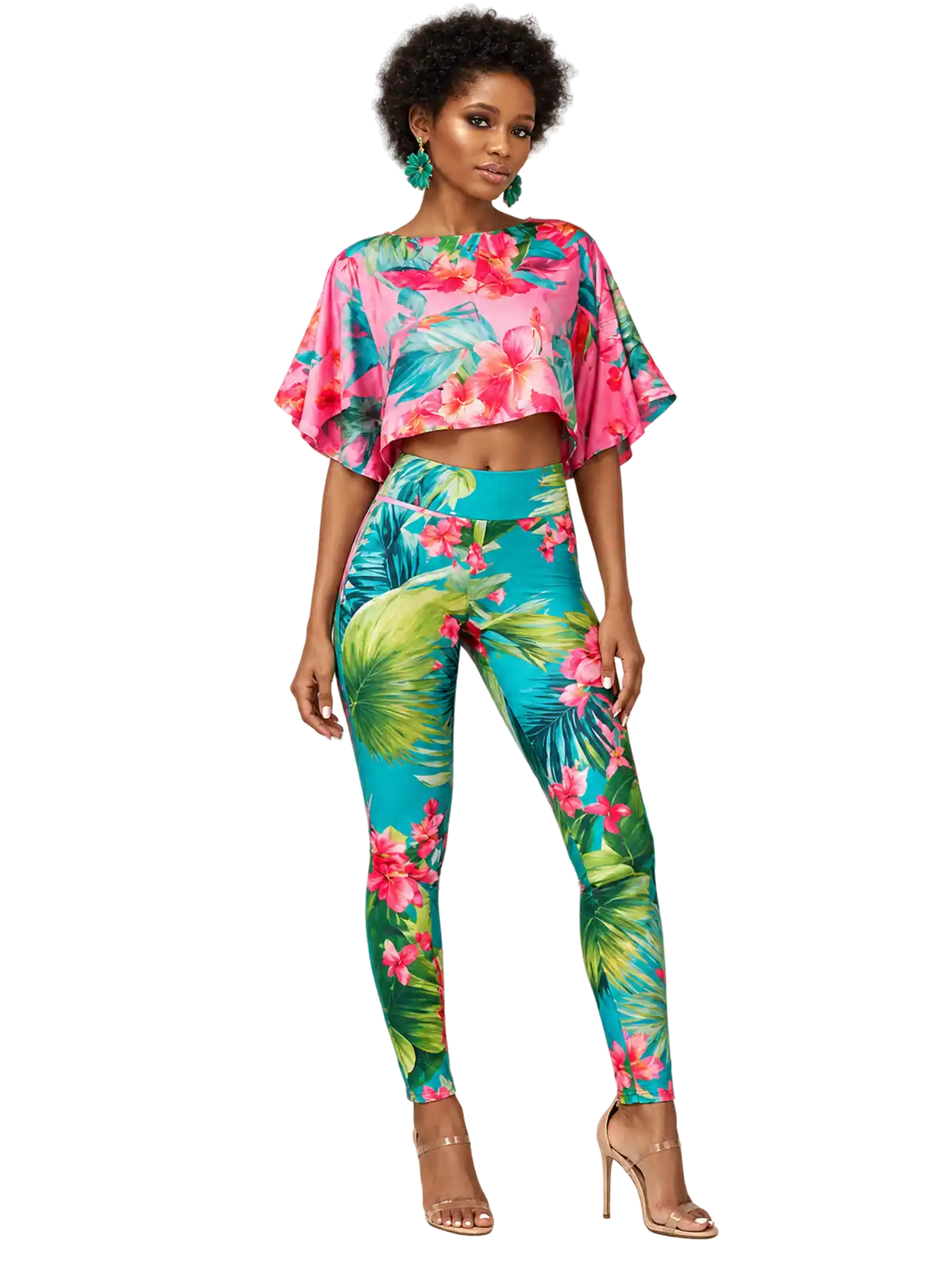 Lagoon Floral Crop Set