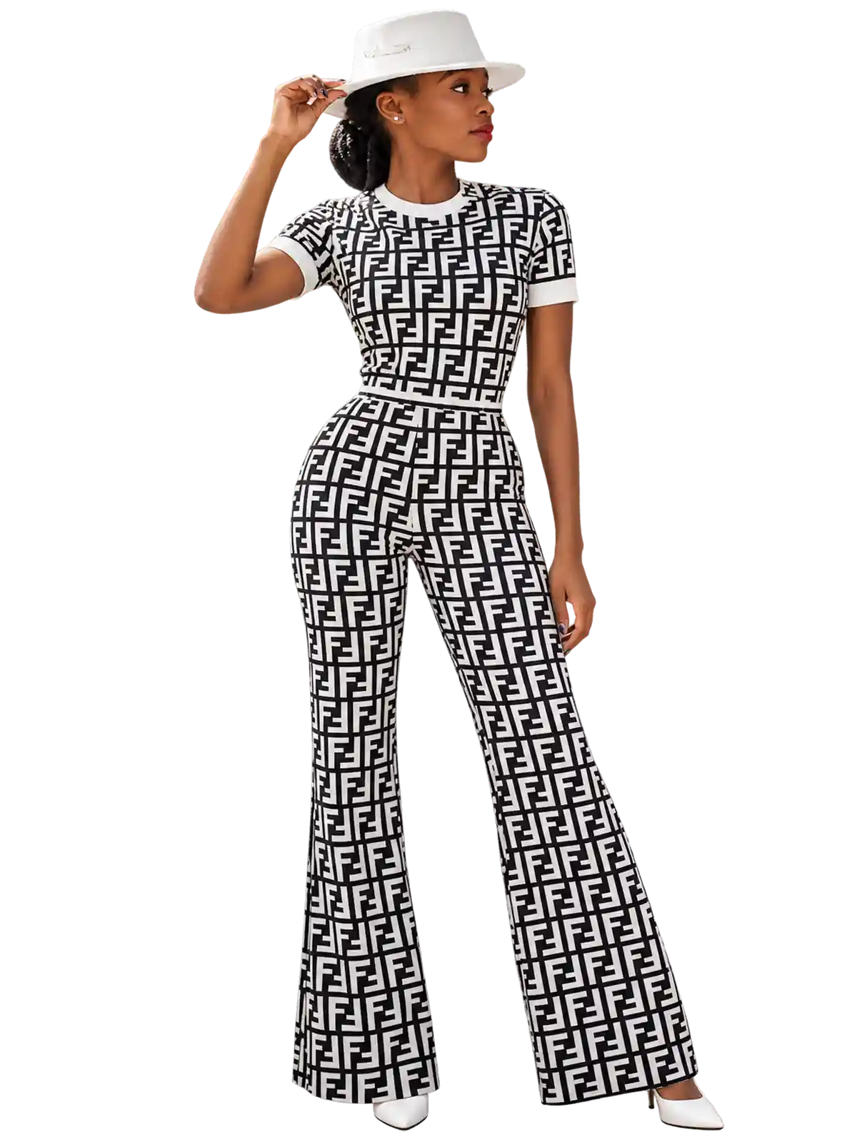 Monogram Wide-Leg Set